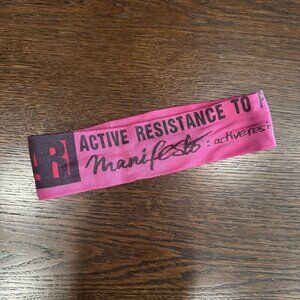 Vivienne westwood Worlds End Headband Acive Resistance Unisex